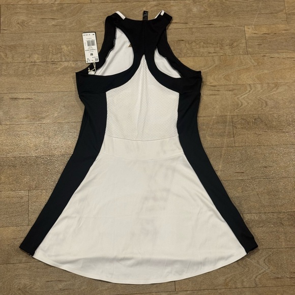NWT Adidas Premium Tennis Dress White & Black Size Medium - Picture 5 of 6